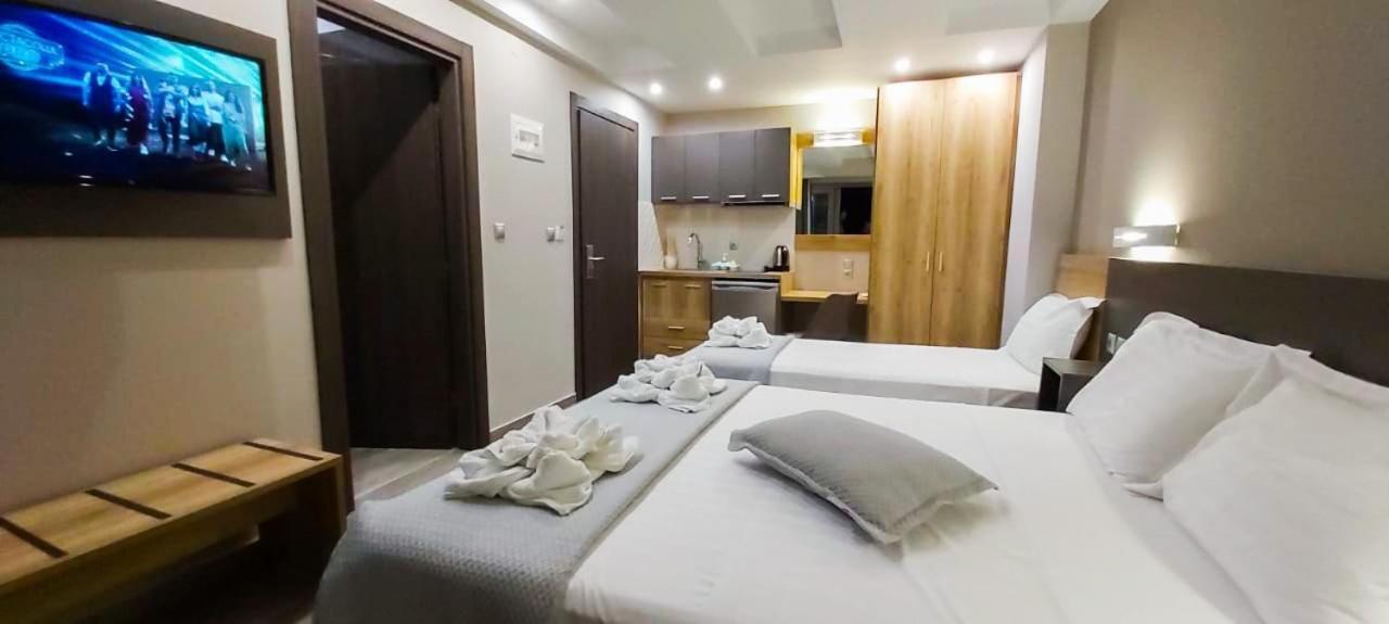 Riviera Olympus Gods Otel Paralía Dış mekan fotoğraf